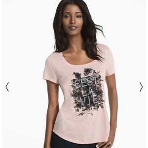 WHBM blush Cest La Vie t-shirt